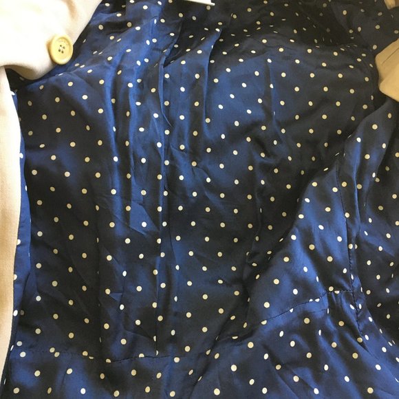 SONIA RYKIEL Beige/Brown Cashmere Blend Long Sleeve Belted Trench Coat Jacket - Picture 3 of 16